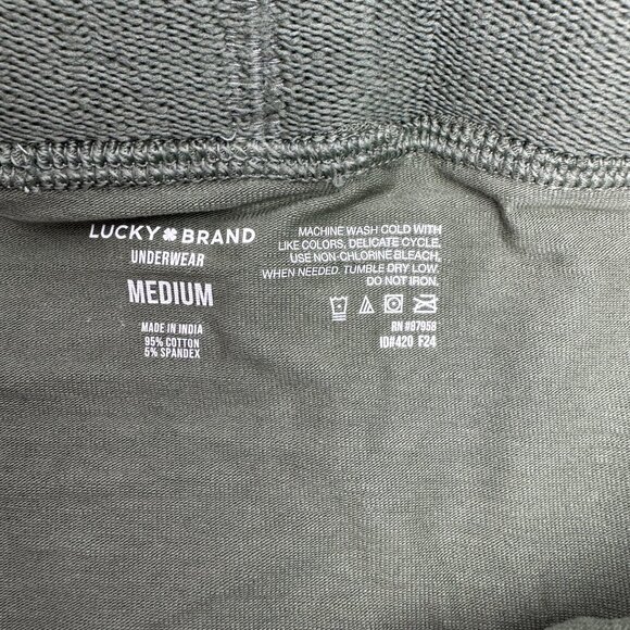 NEW Lucky Brand Sz Med 6'' Inseam 3-Pack Stretch Boxer Briefs Fly Pouch Tagless - Picture 8 of 14